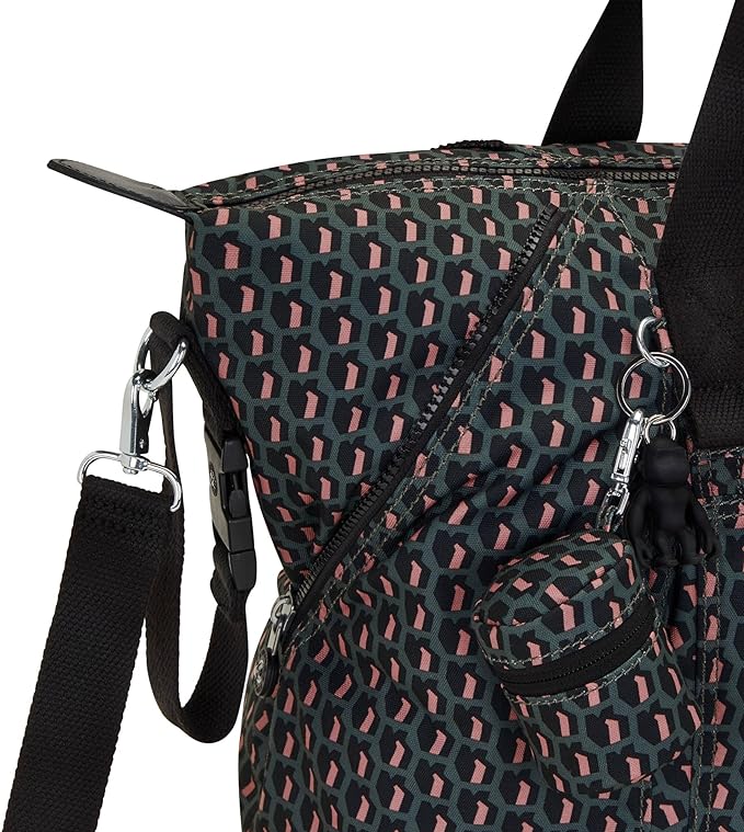 Bolso de bebé Kipling Art M Baby Bag Negro 3D K Pink
