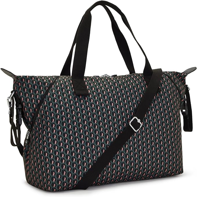 Bolso de bebé Kipling Art M Baby Bag Negro 3D K Pink