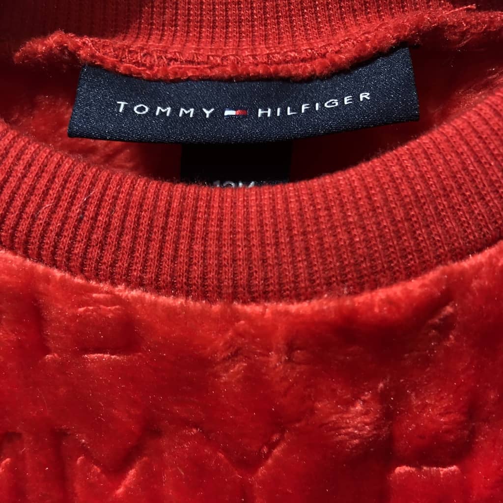 Conjunto de Bebé Tommy Hilfiger Niña Plush Rojo