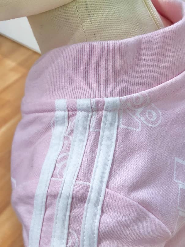 Enterito Adidas Bebé Niña Rosado Logos