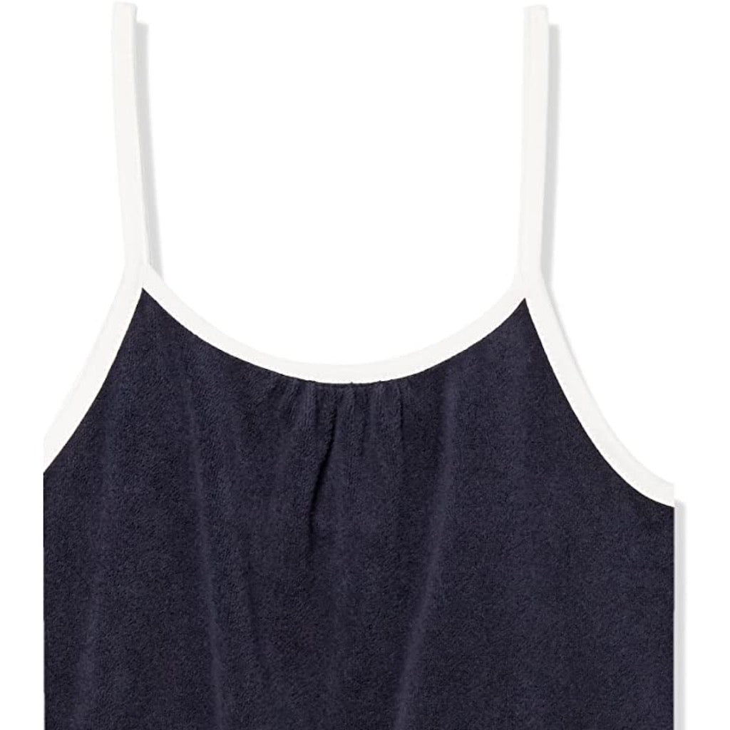 Ropa de bebe: Enterito Tommy Hilfiger Niña Azul Marino Tiras Blancas - Cozy Kids