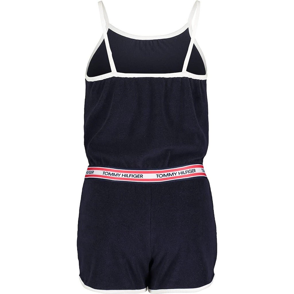 Ropa de bebe: Enterito Tommy Hilfiger Niña Azul Marino Tiras Blancas - Cozy Kids