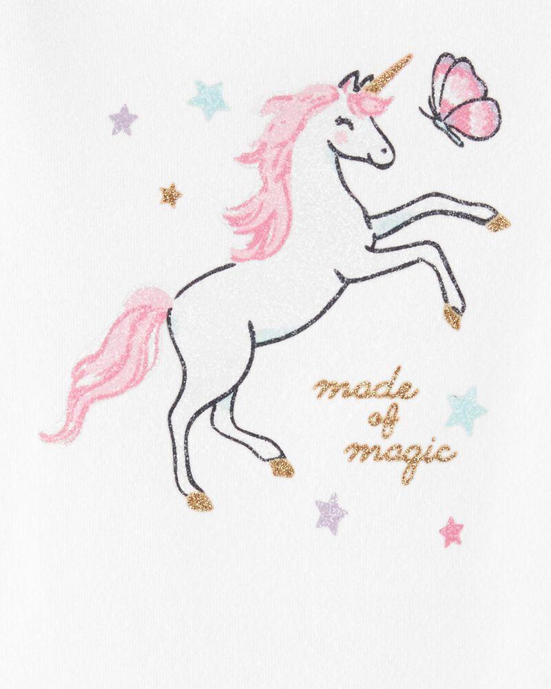 Body bebé niña unicornio glitter Carter’s 100% algodón - Cozy Kids
