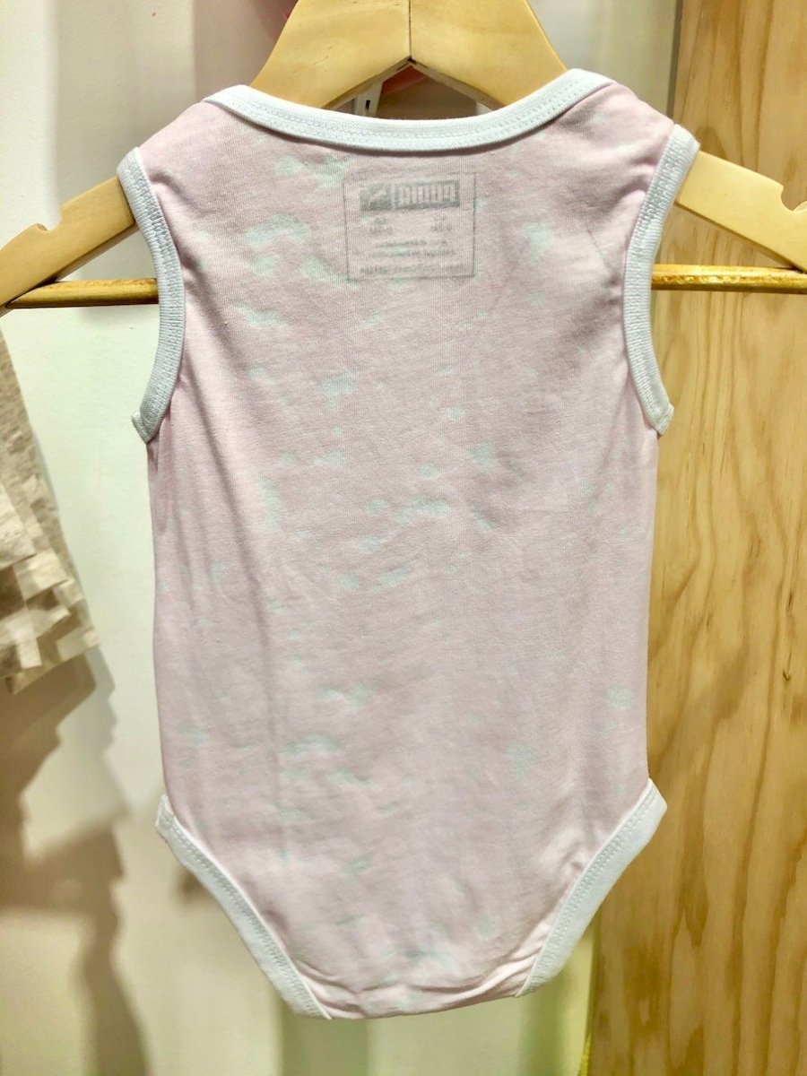 Body Puma bebé niña rosa manchas blancas pastel - Cozy Kids