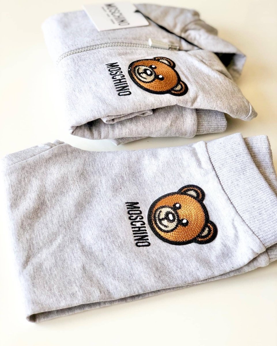 Buzo bebé unisex niño niña Moschino Gris - Cozy Kids