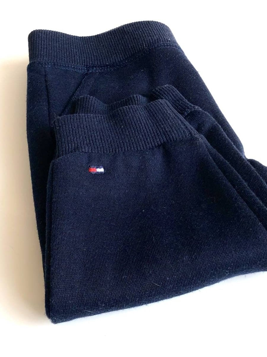 Buzo Tommy Hilfiger Bebé Niño Polerón Gris Claro Pantalon Azul - Cozy Kids