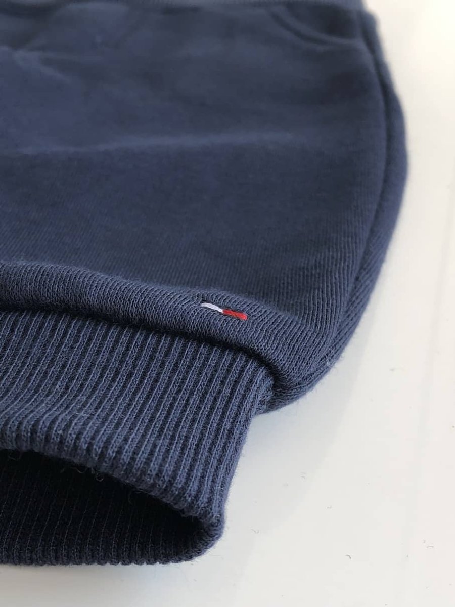 Buzo Tommy Hilfiger Bebé Niño Polerón Gris y Logo - Cozy Kids