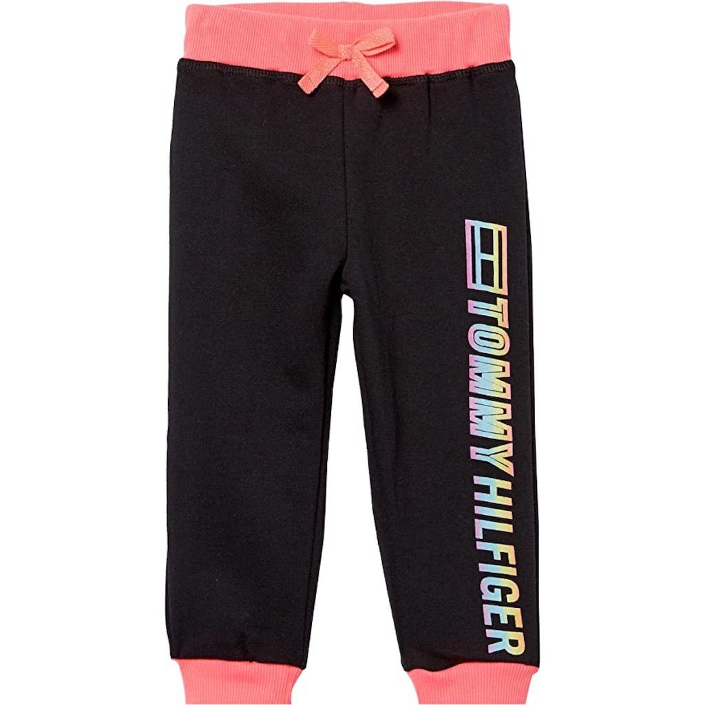 Buzo Tommy Hilfiger Niña Negro y Rosado - Cozy Kids