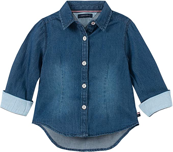Camisa Tommy Hilfiger Bebé Niña Denim - Cozy Kids