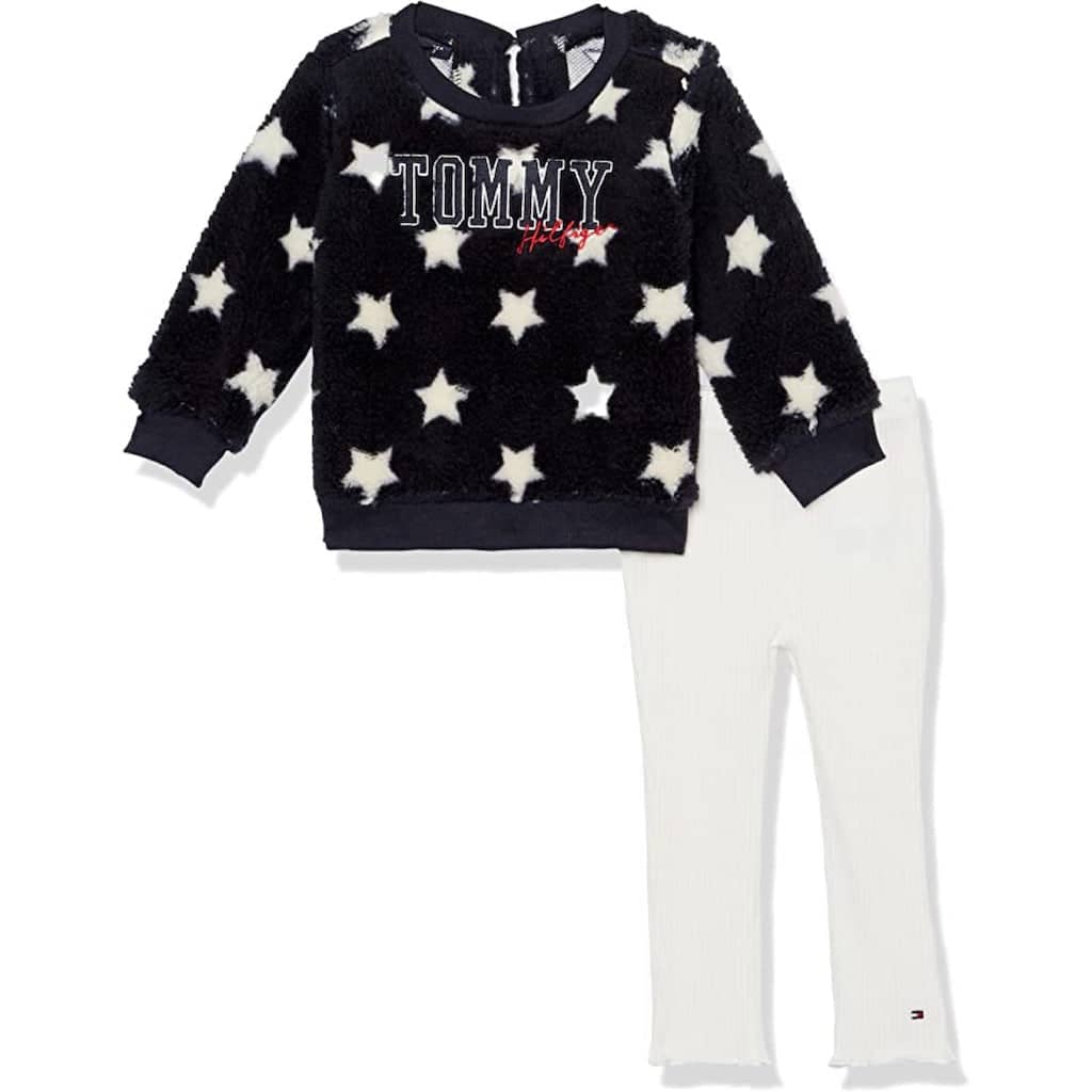 Conjunto de Bebé Tommy Hilfiger Niña Polerón Chiporro y Calzas - Cozy Kids