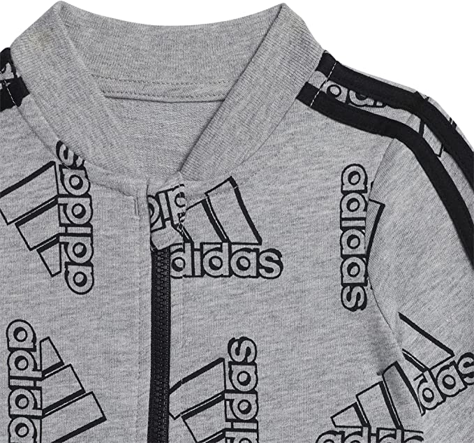 Enterito Adidas Bebé Niño Gris Logos - Cozy Kids