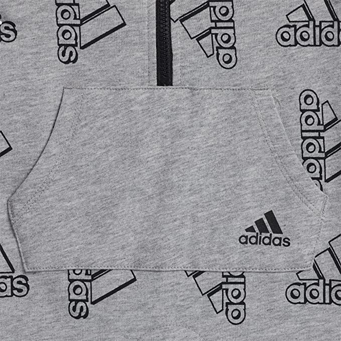 Enterito Adidas Bebé Niño Gris Logos - Cozy Kids