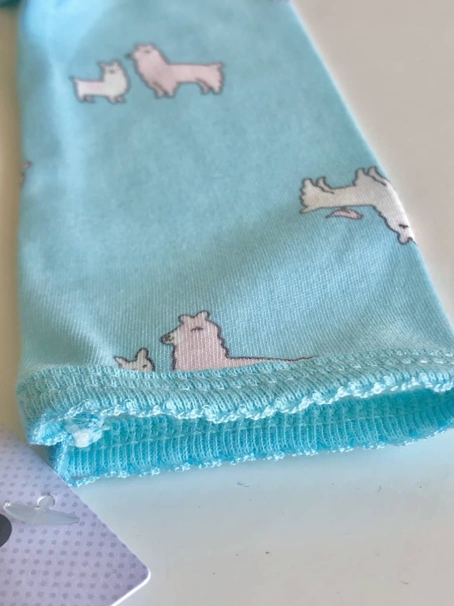 Enterito Bebé Carter’s niña celeste llamas blancas 100% algodón - Cozy Kids