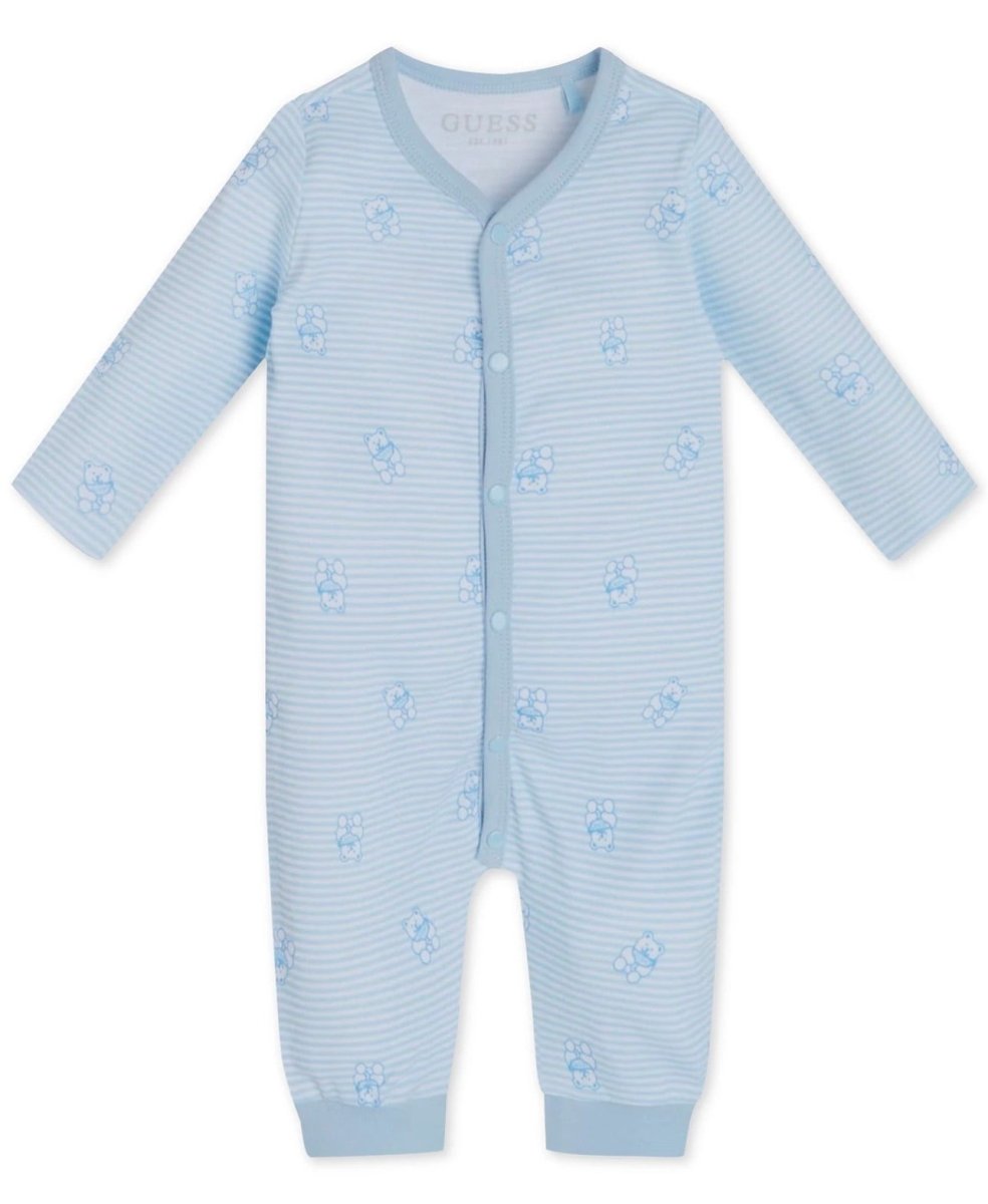 Enterito de Bebé Guess Algodón Orgánico Niño Celeste – Cozy® Kids