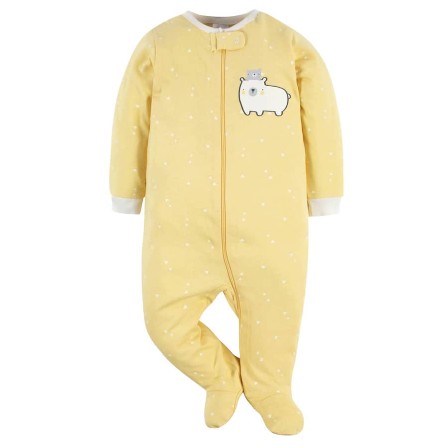 Baby shower regalo Enterito Gerber Bebé Amarillo Neutral Unisex Osos - Cozy Kids