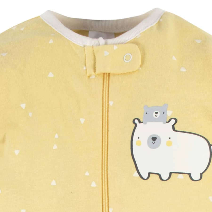 Enterito Gerber Bebé Amarillo Neutral Unisex Osos - Cozy Kids