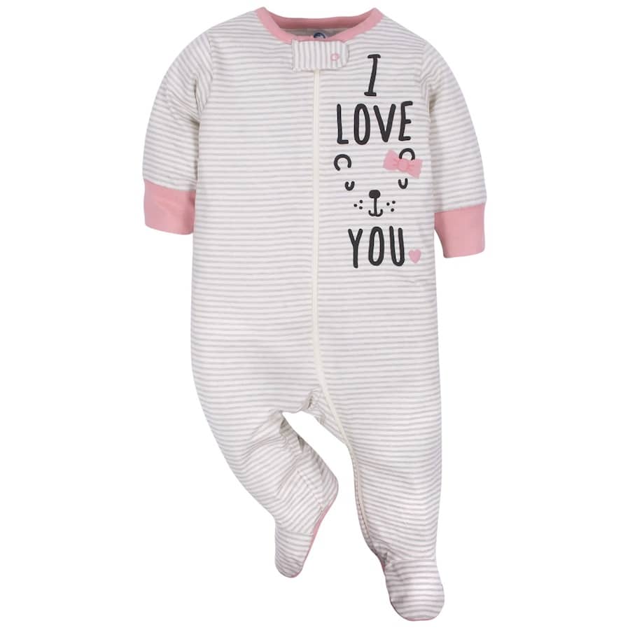 Enterito Gerber Bebé Blanco Gris Oso - Cozy Kids