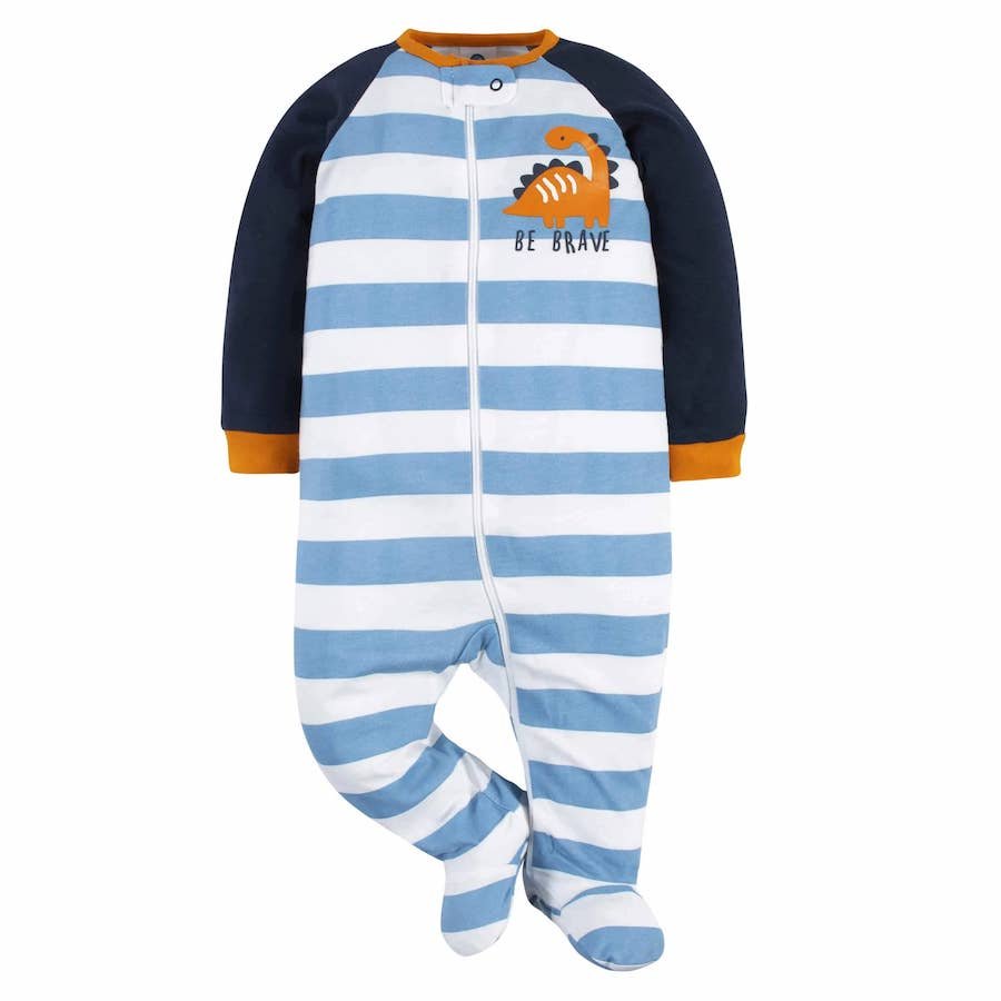 Enterito Gerber Bebé Niño Celeste Blaco Dino - Cozy Kids