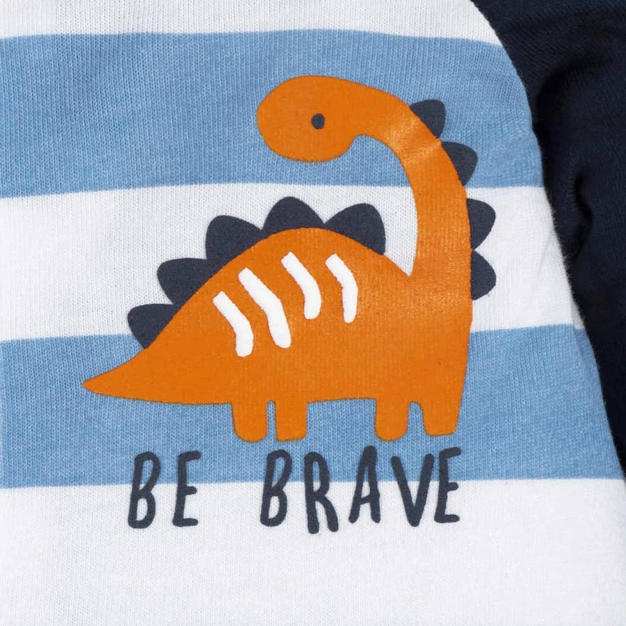 Enterito Gerber Bebé Niño Celeste Blaco Dino - Cozy Kids