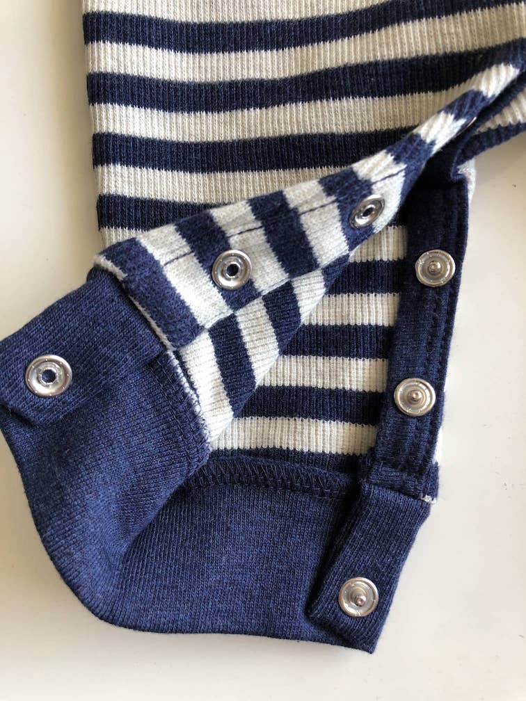 Enterito Polo Ralph Lauren Bebé Niño a Franjas Azul y Blanco - Cozy Kids