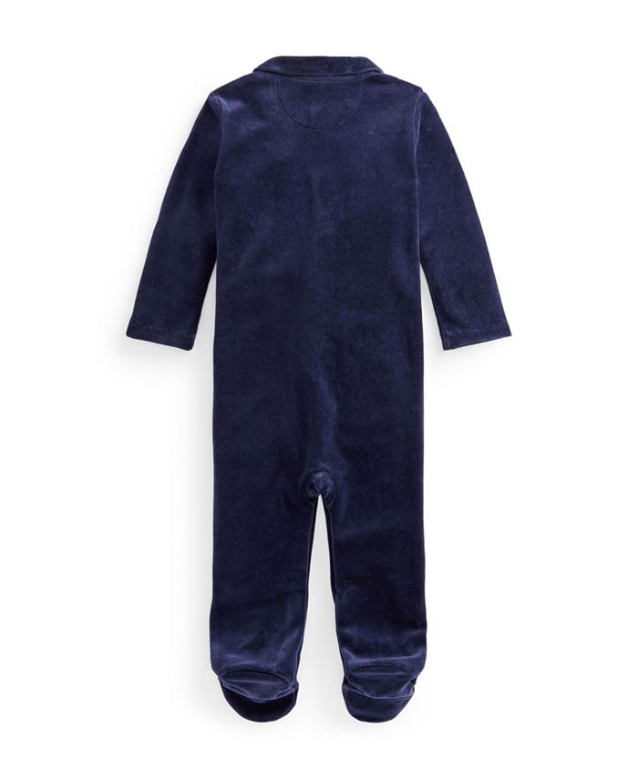 Enterito Polo Ralph Lauren Bebé Niño Plush Azul Marino - Cozy Kids