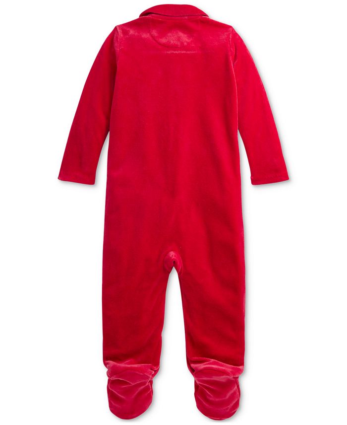 Enterito Polo Ralph Lauren Bebé Niño Plush Rojo - Cozy Kids