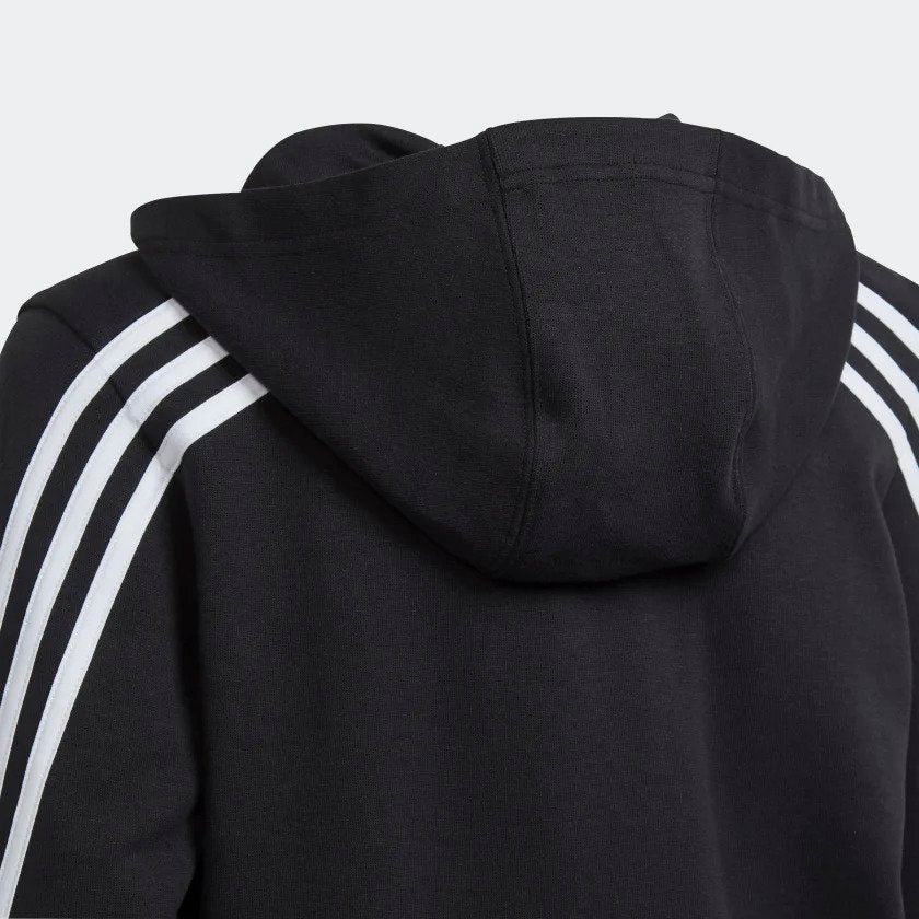 Polerón Adidas Niño Negro Sportswear Cierre Frontal - Cozy Kids