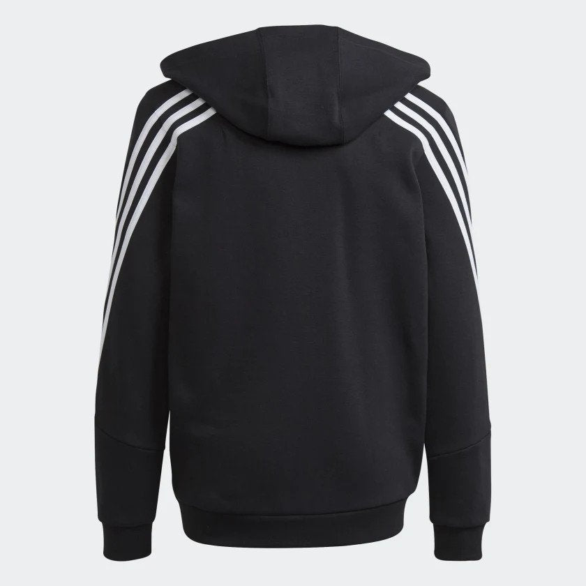 Polerón Adidas Niño Negro Sportswear Cierre Frontal - Cozy Kids
