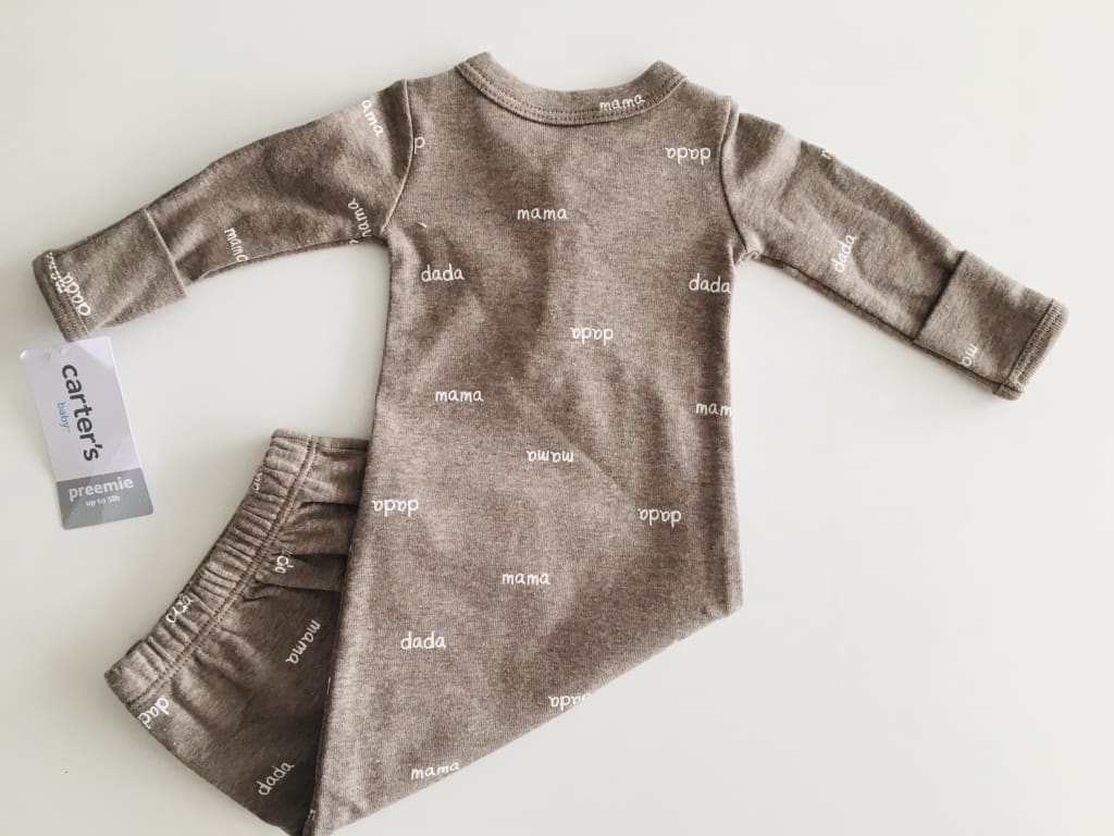 Saco de dormir café niño Carter’s 100% algodón - Cozy Kids
