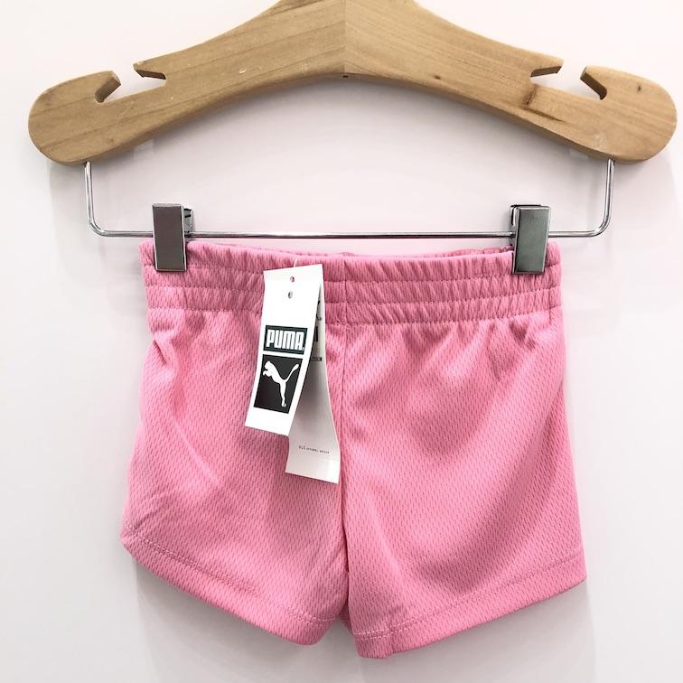 Short Deportivo Bebé Niña Puma Kids rosa pastel - Cozy Kids
