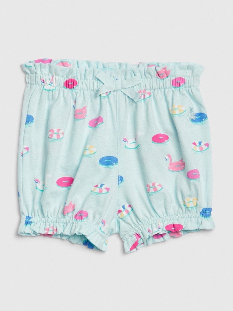 Short niña turquesa flamencos y flotadores Gap - Cozy Kids