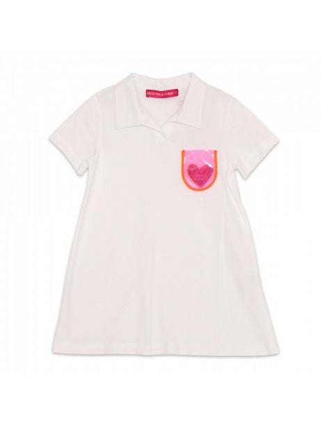 Vestido Agatha Ruiz de la Prada Pique Bolsillo Corazon - Cozy Kids