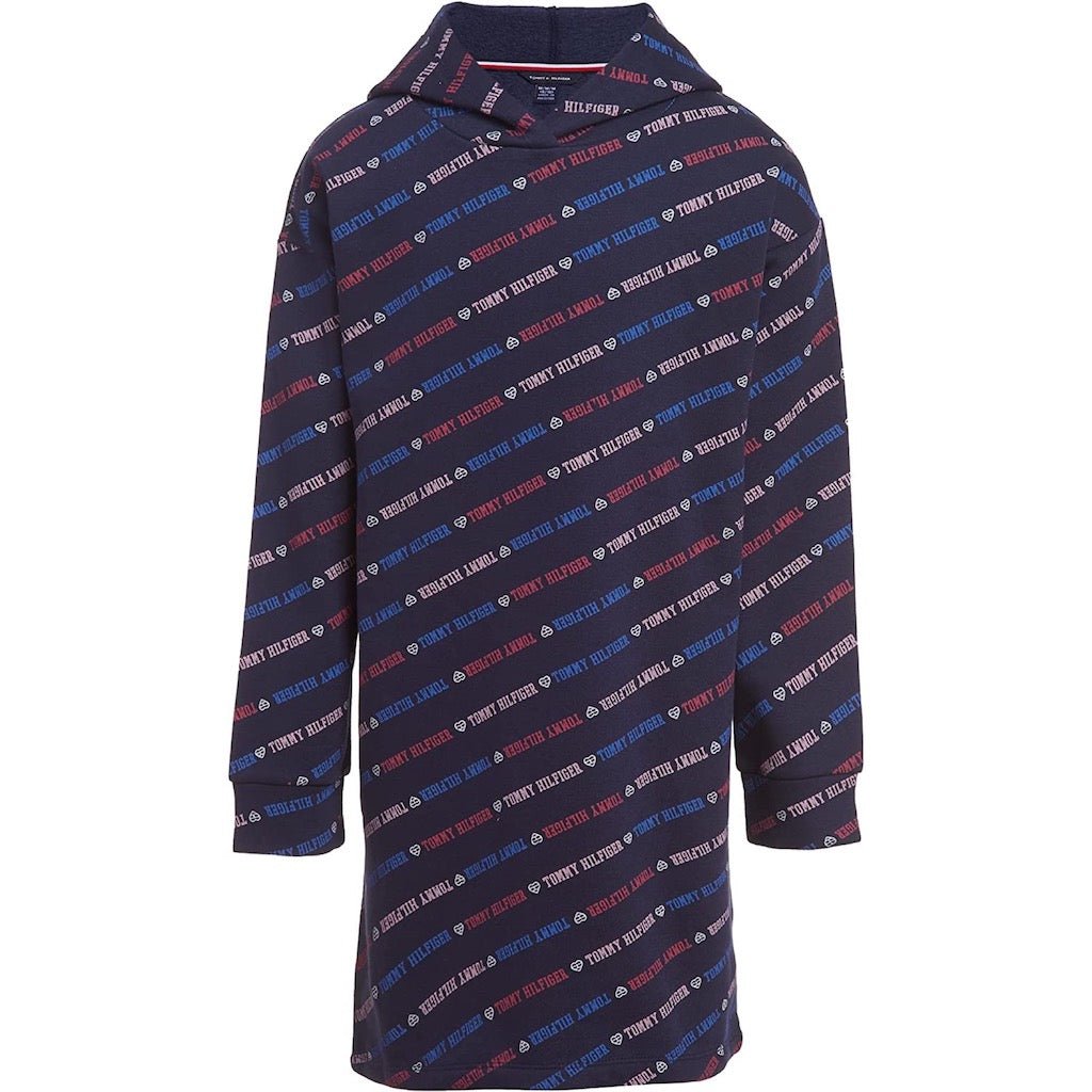 Vestido de Niña Tommy Hilfiger tipo Polerón con Capucha - Cozy Kids