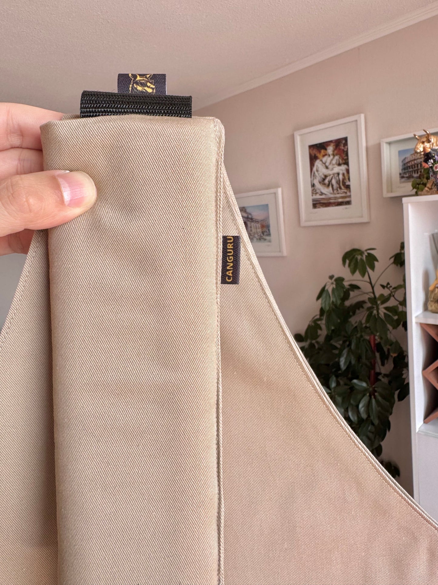 Porta bebé Canguro y niños de 8 meses a 4 años Beige