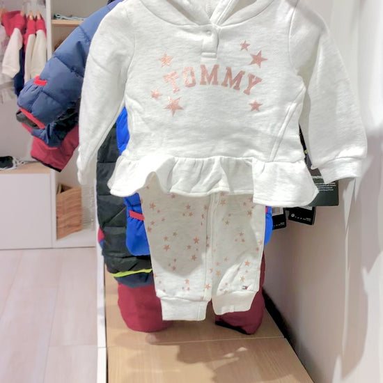 Buzo Tommy Hilfiger Bebé Niña Gris Estrellas