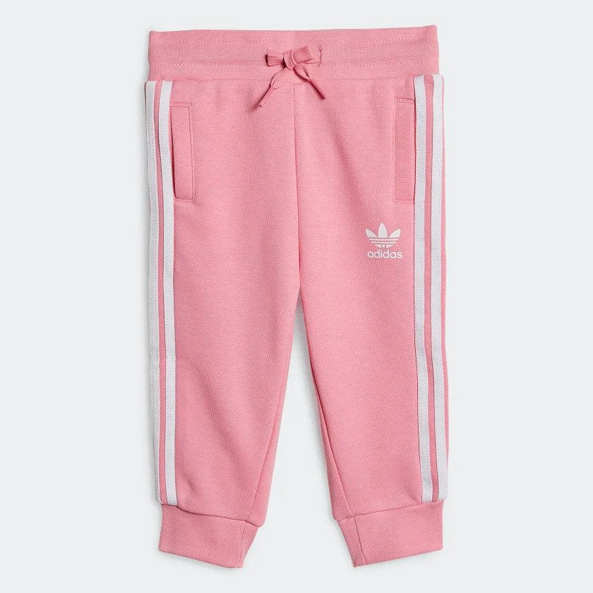 Buzo Adidas Bebé Niña Rosado Logo Clasico