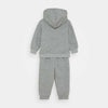 Buzo de Bebé Nike Conjunto Niño Gris y Verde Fluor