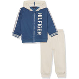 Buzo de Bebé Tommy Hilfiger Azul y Gris Claro - Cozy Kids