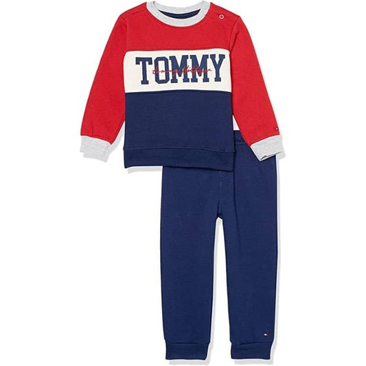 Buzo de Bebé Tommy Hilfiger Niño Blanco Azul y Rojo - Cozy Kids