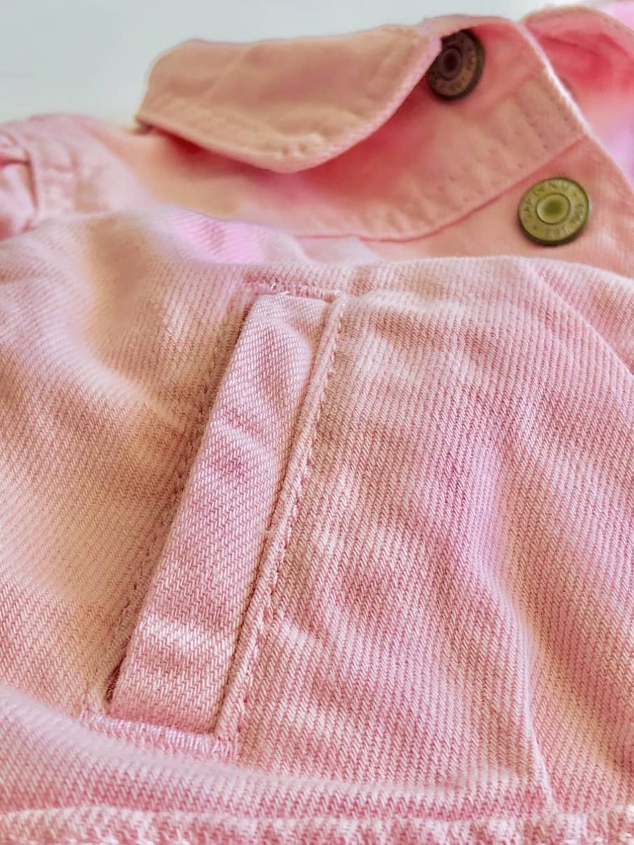 Chaqueta GAP Bebé denim niña rosada - Cozy Kids
