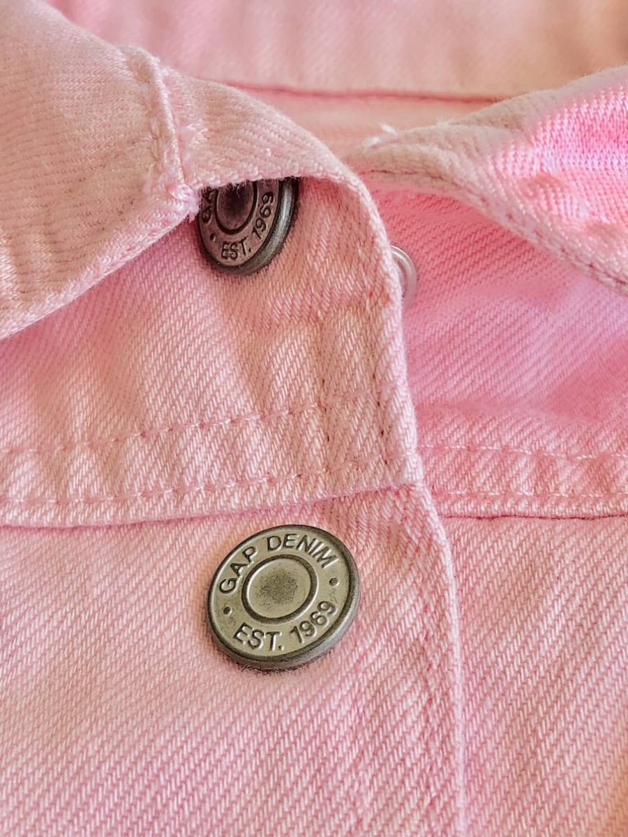 Chaqueta GAP Bebé denim niña rosada - Cozy Kids