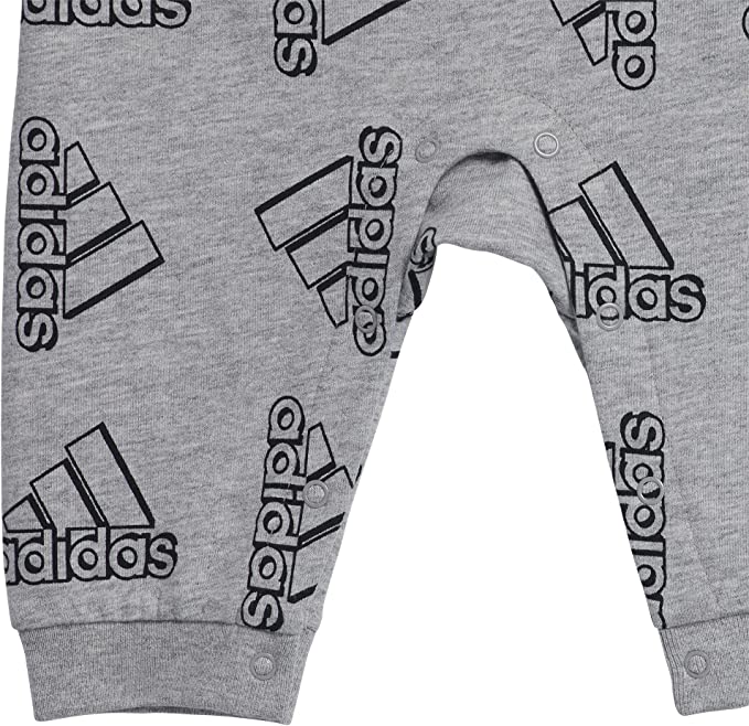 Enterito Adidas Bebé Niño Gris Logos - Cozy Kids