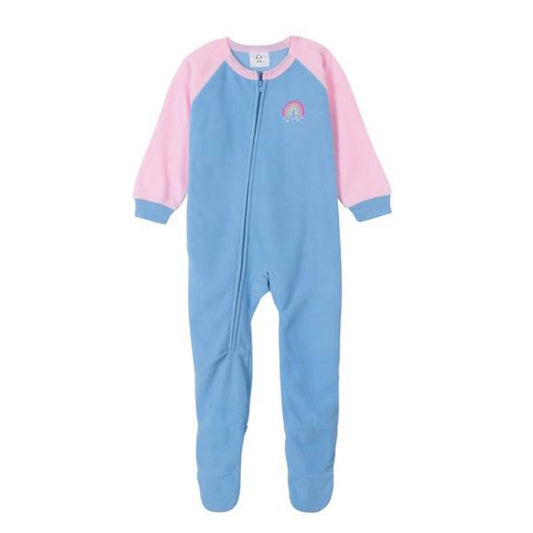 Enterito Pijama niña micropolar Bebé Niña Gerber celeste arcoíris - Cozy Kids