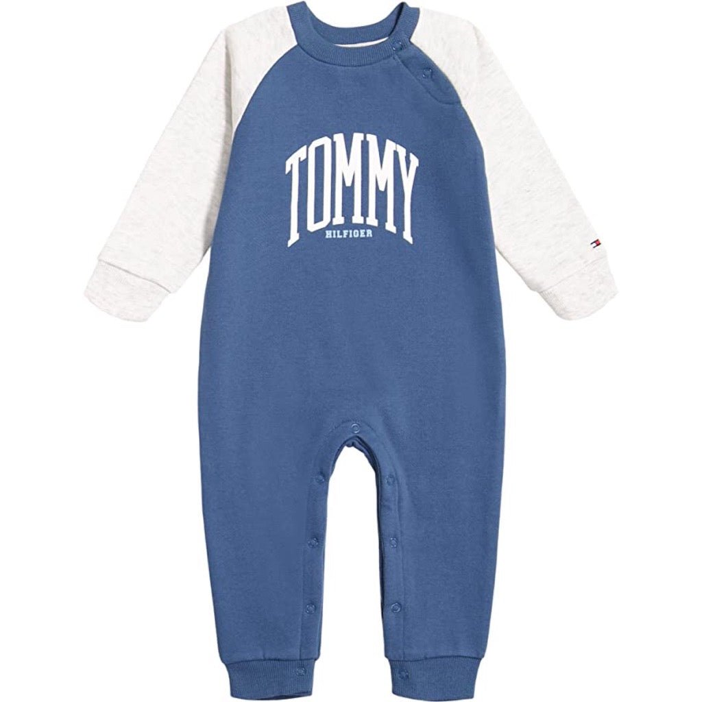 Enterito Tommy Hilfiger Bebé Niño Azul y Gris - Cozy Kids