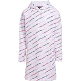 Vestido de Niña Tommy Hilfiger Blanco tipo Polerón con Capucha - Cozy Kids