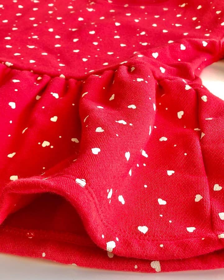 Vestido Gap Bebé Niña rojo corazones - Cozy Kids